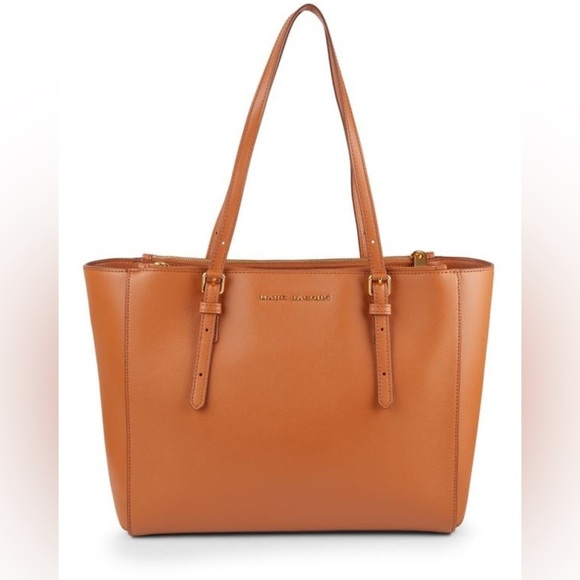 Marc Jacobs Smoked Almond The Commuter Leather Tote Bag - Picture 2 of 11